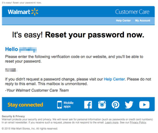 Illustration for article titled Something Weird Is Going On With Walmart's Password Reset System